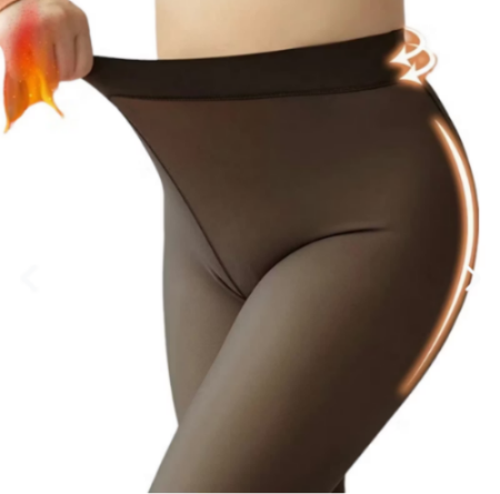 Panty Calza Efecto Piel Para Invierno